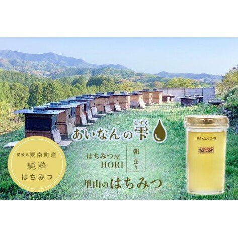 里山のはちみつ 〜あいなんの雫〜 250g 発送時期:2025年5月〜(なくなり次第終了)愛媛県愛南町9000鍋セット・総菜・加工食品ジャム・はちみつ
