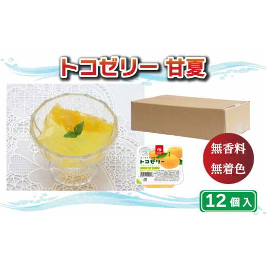 トコゼリー 甘夏 12個 マルヤス食品 常温 こんにゃく 寒天 ヘルシー スイーツ 菓子 あまなつ ダイエット愛媛県愛南町10000果物・フルーツみかん・柑橘類