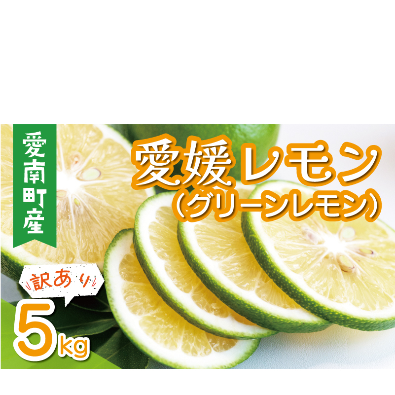訳あり 愛媛 レモン ( グリーンレモン ) 5kg 7000円 柑橘 サイズ 不揃い 家庭用 檸檬 国産 フルーツ 果物 果実 産地直送 農家直送 数量限定 期間限定 特産品 瀬戸内 ワックス 防腐剤 不使用 果