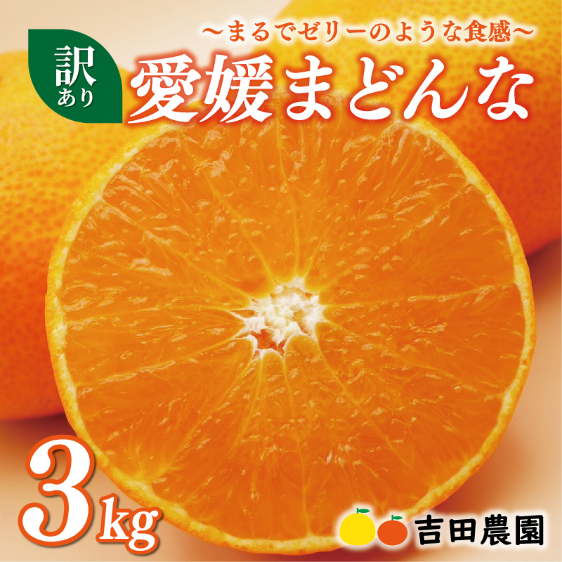 数量限定 先行予約 訳あり 愛媛 まどんな 3kg みかん 家庭用 サイズミックス 12000円 愛果28号 紅まどんな 同品種 あいか アイカ 高級 人気 ブランド 柑橘 果物 フルーツ 期間限定 産地直送 国産