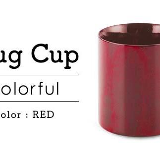 Mugカップ Colorful レッド SX-492 マグカップ 箱入り マグカップ 天然木 栃 木製 マグカップ コップ     伝統工芸 工芸品 国産 日本製 復興 震災 コロナ 能登半島地震復興支援 北陸新幹線 F6P-1027