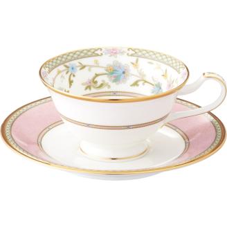 【ノリタケ】ヨシノ カップ&ソーサー(ピンク) 058-H1049佐賀県伊万里市36000雑貨・日用品食器・グラス
