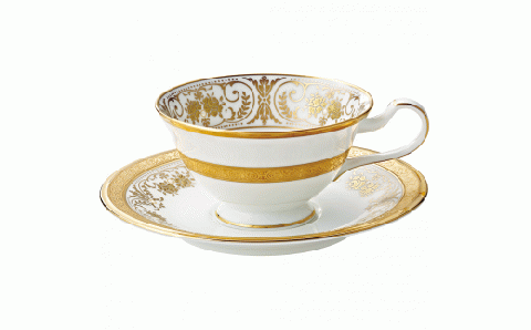 【ノリタケ】ジョージアンパレス カップ&ソーサー 058-H1248佐賀県伊万里市71000雑貨・日用品食器・グラス