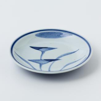 伊万里陶苑 嬉草紋18cm皿(縁付) 070-H976佐賀県伊万里市14000雑貨・日用品食器・グラス