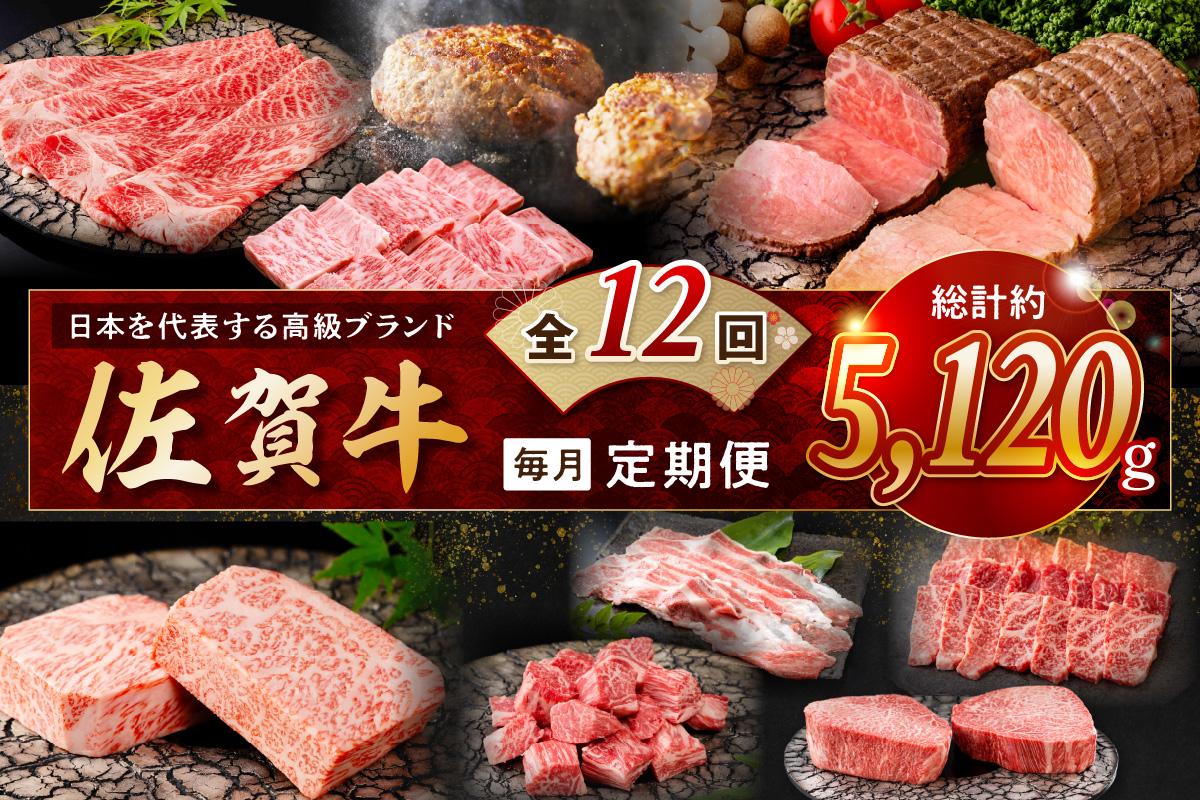 【発送月固定 定期便】肉の定期便! 佐賀牛 毎月月替わりでお届け 全12回 999-J1171佐賀県伊万里市252000肉牛肉