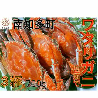 ワタリガニ 700g 3杯 冷凍 ボイルワタリガニ 渡り蟹 海鮮 新鮮 魚介 海の幸 海産物 シーフードエム・エム 愛知県 南知多町愛知県南知多町24000魚介・海産物カニ
