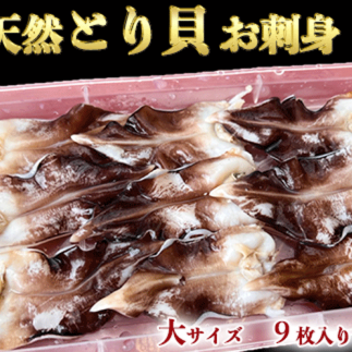 【見た目訳あり】とり貝お刺身(大9枚入り)5セット 岬だより愛知県南知多町41000魚介・海産物その他 魚介・海産物