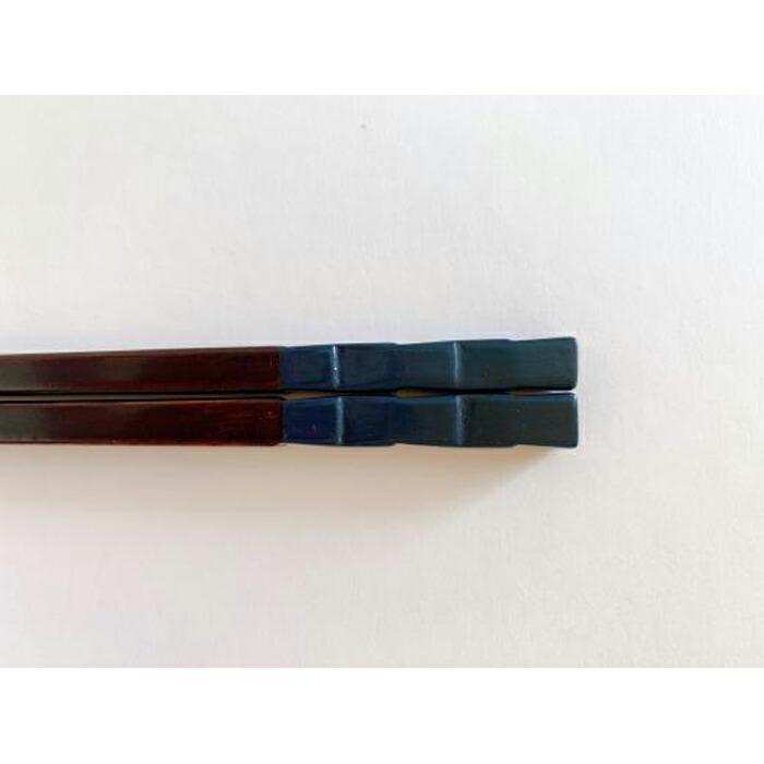 鎌倉彫 箸「市松」勝色 23cm神奈川県鎌倉市12000衣類・装飾品・工芸品その他 装飾品・工芸品