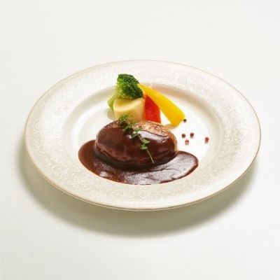 No.1199国産黒毛和牛福島牛&うつくしまエゴマ豚 生ハンバーグ 網脂包み 120g×5個福島県福島市20000肉加工肉(ハム・ソーセージ等)