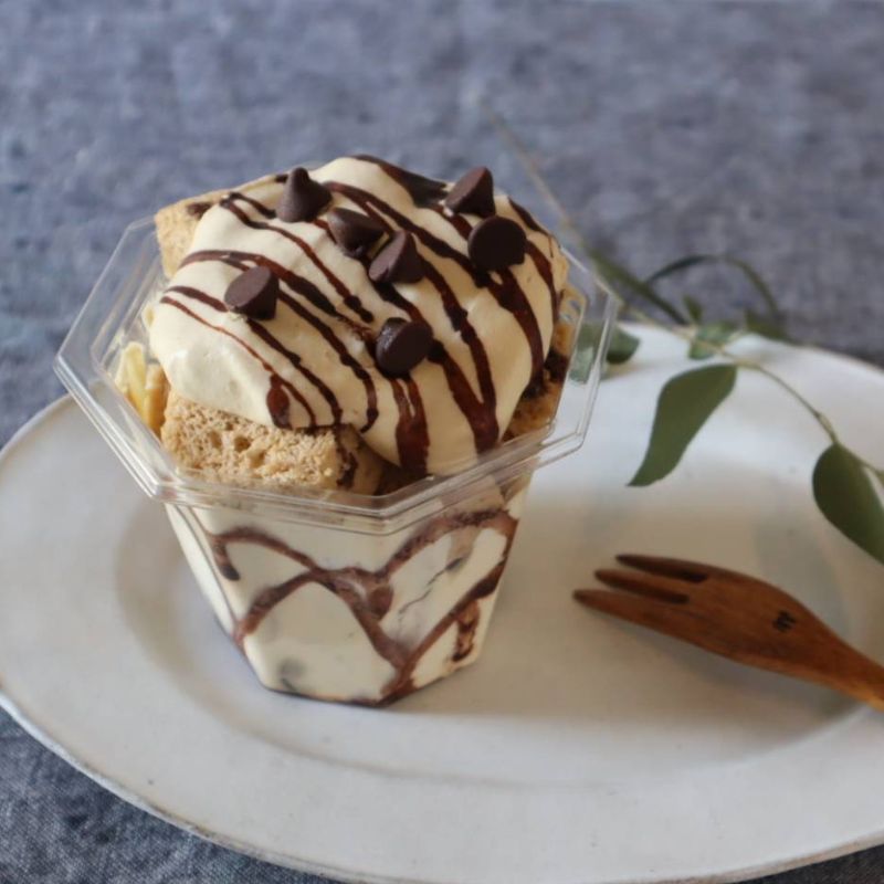 No.2951 キャラメルクリーム紅茶シフォンケーキ 4個入り福島県福島市12000菓子・スイーツ