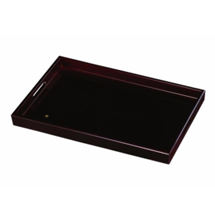 紀州塗り 木製長手盆 48cm 溜 匠【YG408】和歌山県高野町56500雑貨・日用品食器・グラス