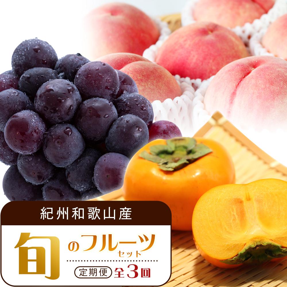 【7・8・10月 全3回】紀州和歌山産旬のフルーツセット(桃・ピオーネ・ひらたねなし柿)定期便 【魚鶴商店】【UT67】和歌山県高野町49000果物・フルーツその他 果物・フルーツ