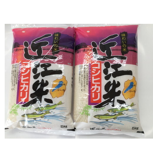 【新米】【7年産】近江米こしひかり【10kg(5kg×2袋)】【T020W1】滋賀県近江八幡市38000米・パン白米