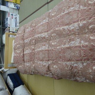 明治6年創業 ワタセのやわらか羽毛ふとん(ピンク)【CW49W】滋賀県近江八幡市89000雑貨・日用品寝具・タオル