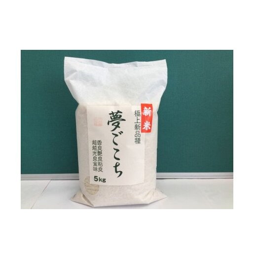 【新米】【7年産】近江米夢ごこち【5kg×1袋】【T034W1】滋賀県近江八幡市22000米・パン白米