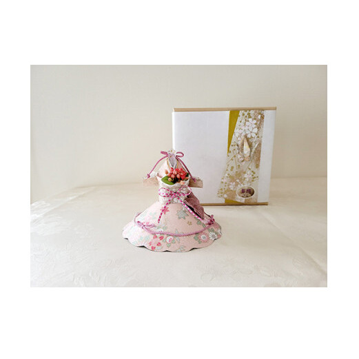 華姫(登録商標) 近江麻布使用 伝統工芸和紙人形の食器等装飾品【FH01W】滋賀県近江八幡市24000衣類・装飾品・工芸品その他 装飾品・工芸品