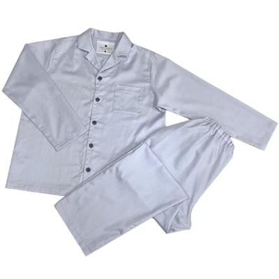 【シングル】カバー掛・シーツ(45cm)・枕&パジャマ(男女兼用Mサイズ)4点セット色シルバースカイ【1215814】大阪府和泉市148000雑貨・日用品寝具・タオル