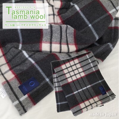 【ハーフサイズ】タスマニアラムウール混毛布 90×140cm ベージュ1枚 SH-34911L【1428662】大阪府和泉市22000雑貨・日用品寝具・タオル