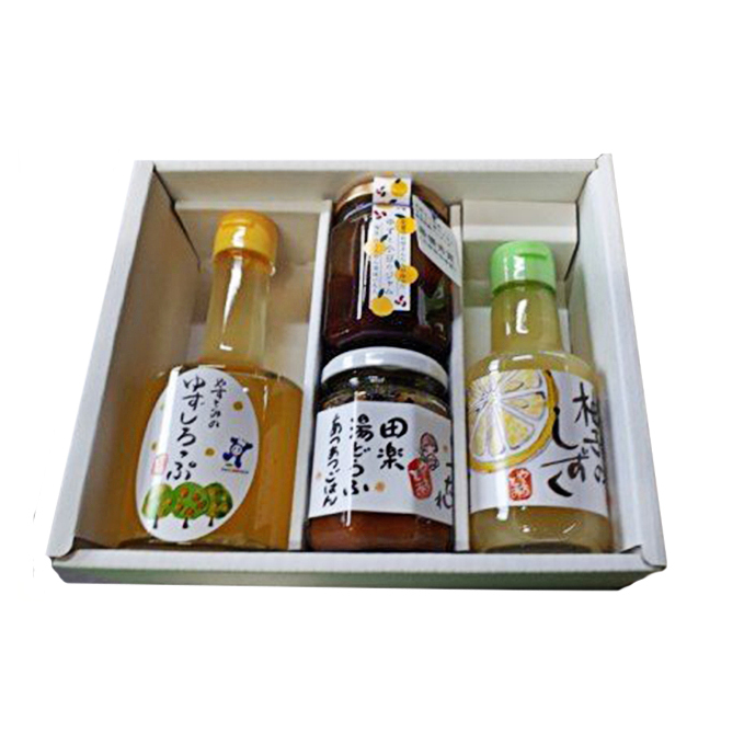安富ゆずだより Aセット/柚子 加工品 詰合せ 無添加 ジャム タレ シロップ 兵庫県 特産 果物類 加工食品 兵庫県姫路市13000鍋セット・総菜・加工食品ジャム・はちみつ