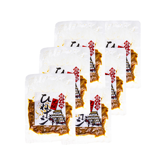 播州名物 ひめじひねポン80g×6パック《冷蔵》 お肉 鶏肉 肉の加工品 レトルト 兵庫県姫路市14000肉鶏肉