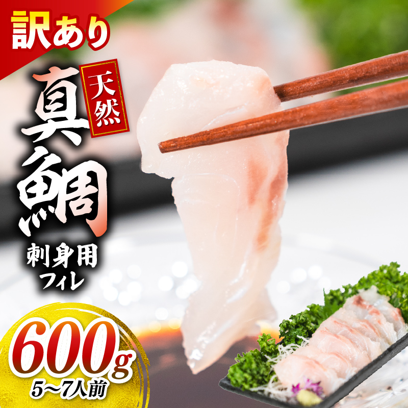 訳あり 真鯛 刺身 600g 天然 国産 フィレ岩手県大船渡市10000魚介・海産物その他 魚介・海産物