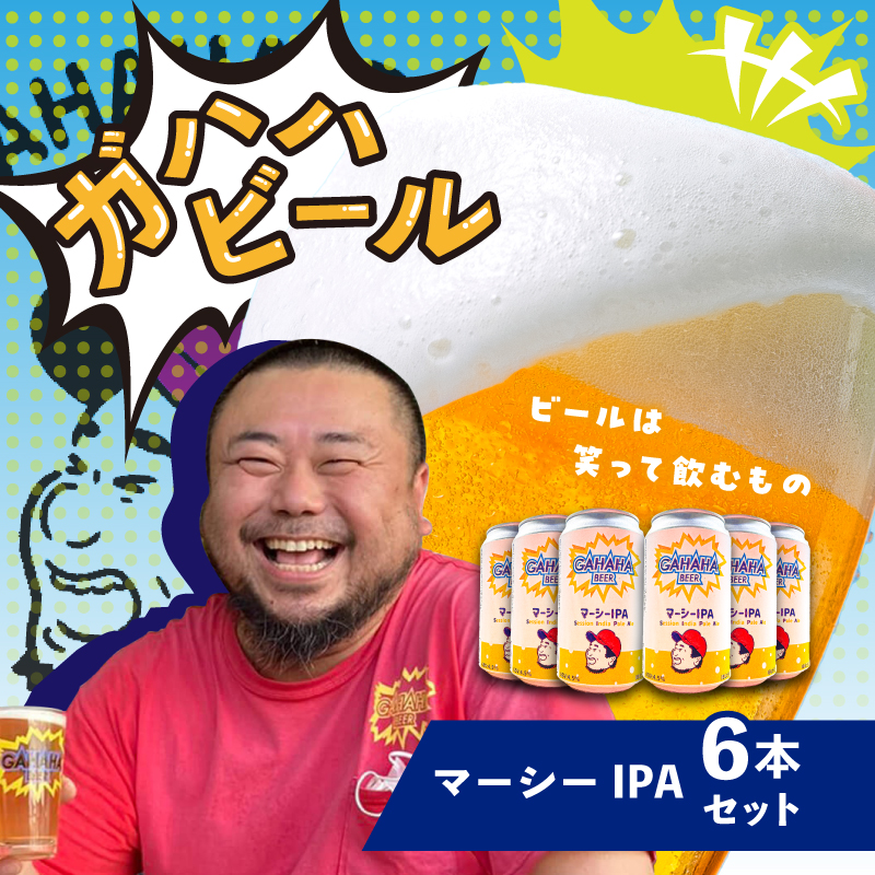 ガハハビール マーシーIPA 6本セット【kt013-002】東京都江東区19000酒・アルコールビール・発泡酒