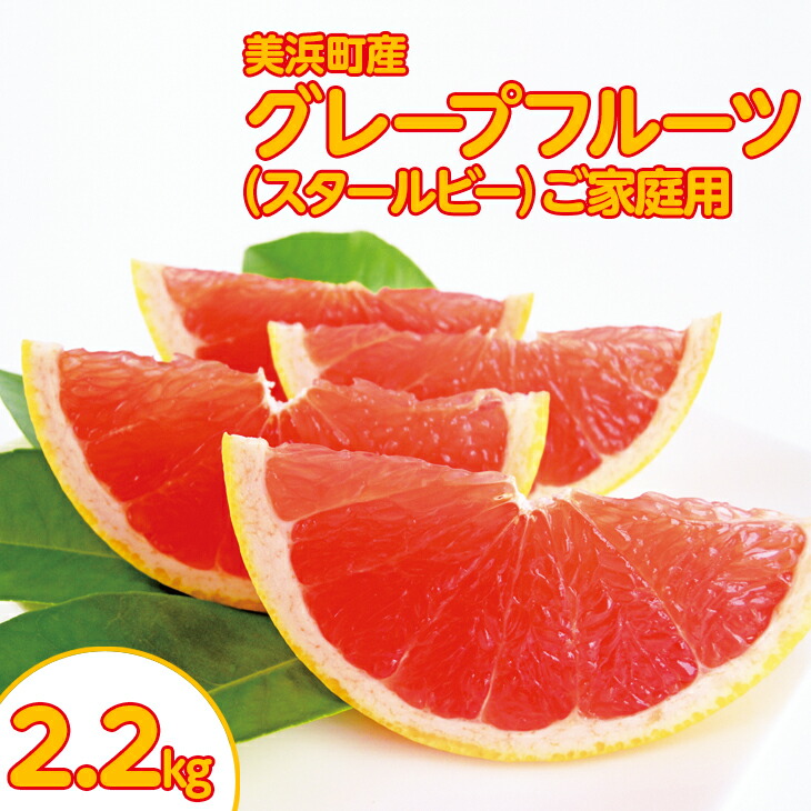 美浜町産グレープフルーツ(スタールビー)ご家庭用 6-8玉(約2.2kg) ※2026年5月上旬〜7月上旬頃に順次発送予定愛知県美浜町12000果物・フルーツみかん・柑橘類