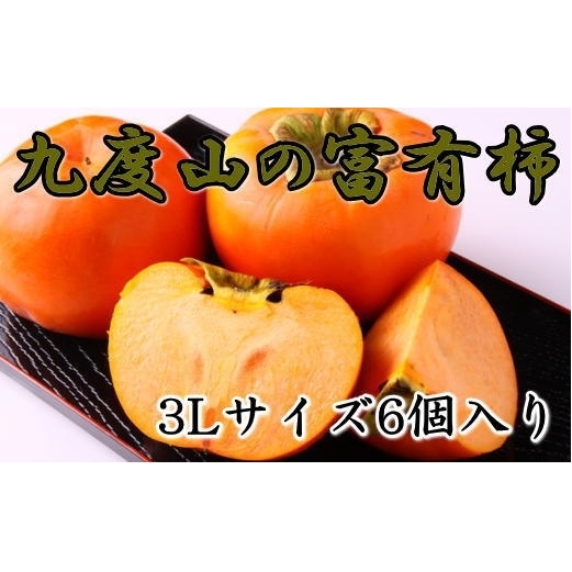 ≪柿の名産地≫九度山町の富有柿3Lサイズ6個入り ※2025年11月中旬〜12月上旬頃に順次発送予定和歌山県美浜町15000果物・フルーツその他 果物・フルーツ