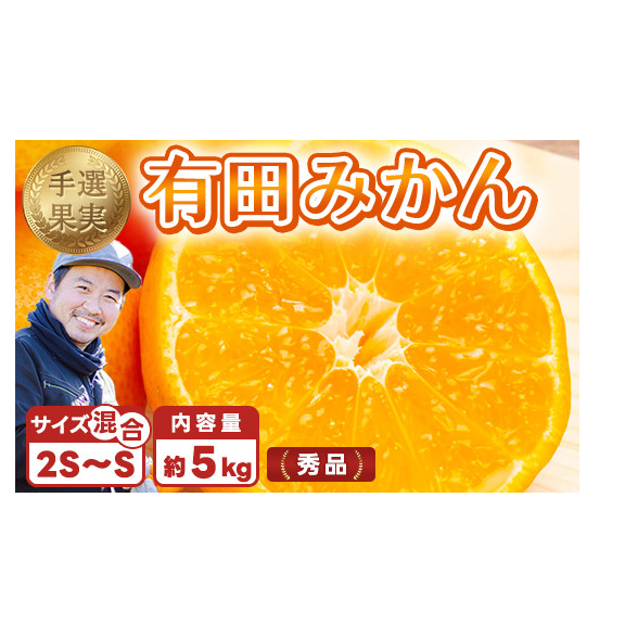 【まごころ手選別】和歌山の有田みかん 5kg (2S・Sサイズ混合) ※2025年11月上旬〜2026年1月下旬頃に順次発送予定和歌山県美浜町15000果物・フルーツみかん・柑橘類