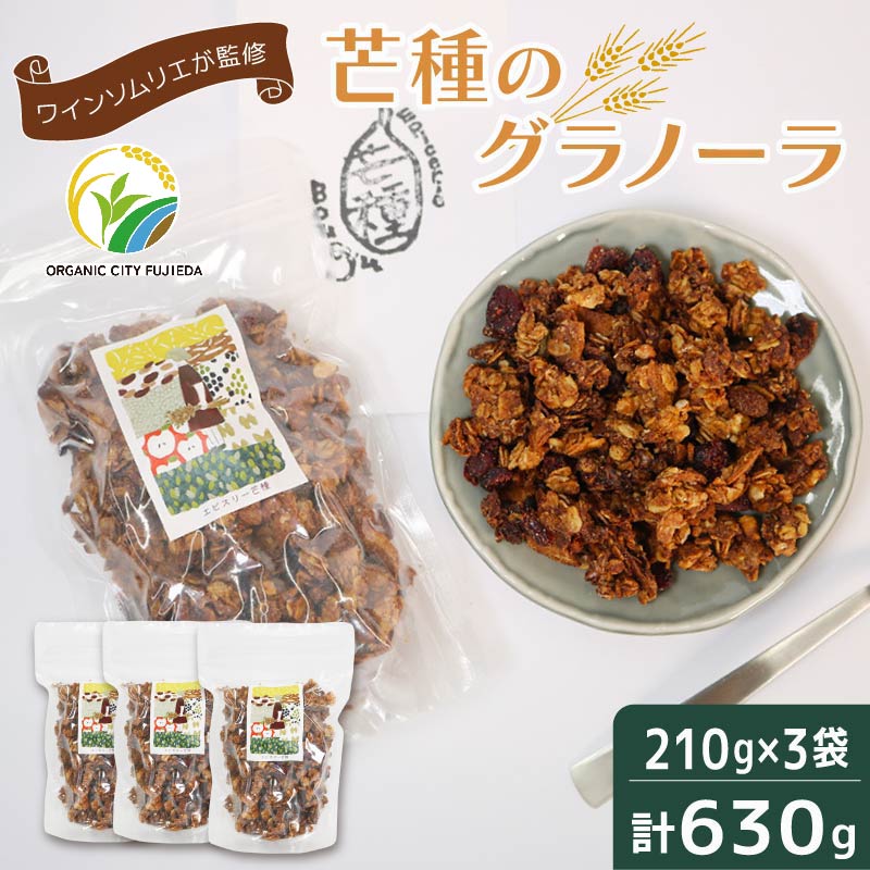 グラノーラ 手作り 210g×3個 計630g 国産 オーガニック 有機 ドライフルーツ フルーツ ナッツ ワイン おつまみ 果物 レーズン くるみ 朝ごはん おやつ ギフト 静岡県 藤枝市静岡県藤枝市10000菓