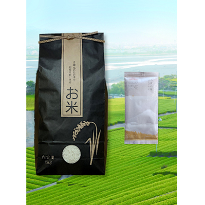 島田茶と島田市産コシヒカリのセット お茶 緑茶 お米 静岡県島田市19000お茶・飲料お茶