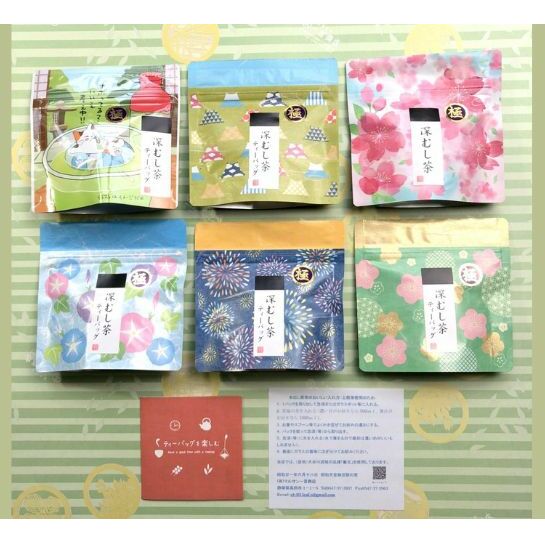 初物深蒸し水出ティーバッグ(5g×5個)×6袋 小箱入 お茶 緑茶 新茶 粉茶 煎茶 ブレンド ティーパック フィルター 静岡県島田市12000お茶・飲料お茶