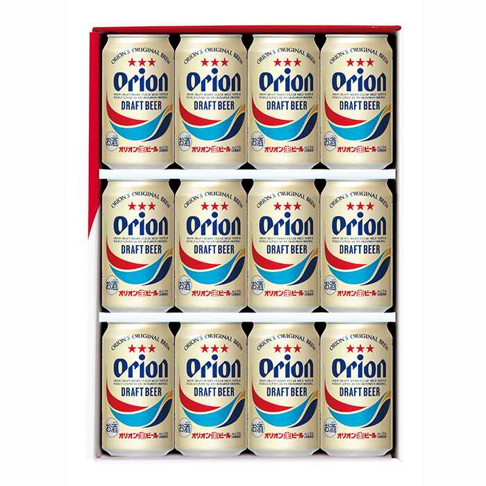 J-20-1 オリオンビール  ザ・ドラフト ギフトセット 350ml缶12本沖縄県石垣市10000酒・アルコールビール・発泡酒