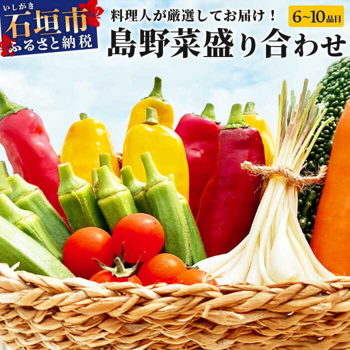 料理人が厳選した島野菜盛り合わせ (6〜10品目) 【産地直送 野菜 野菜詰合せセット  やさい セット 詰め合わせ 冷蔵対応 沖縄県 石垣市 八重山 】TM-7沖縄県石垣市10000野菜・きのこその他 野