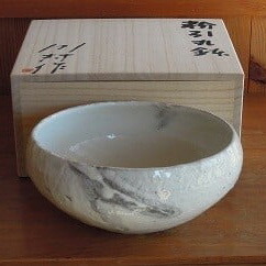90-2 粉引丸鉢(桐箱入)栃木県那須烏山市90000衣類・装飾品・工芸品その他 装飾品・工芸品