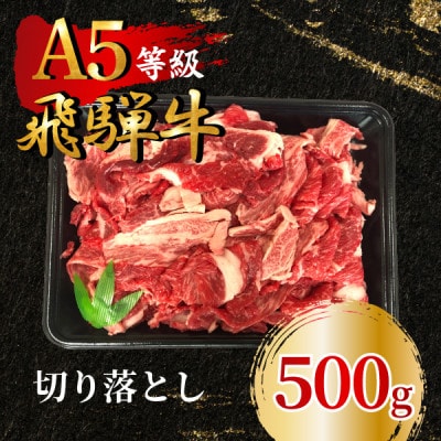 飛騨牛5等級 切り落とし500g FTA195【配送不可地域:離島】【1578212】岐阜県羽島市20500肉牛肉