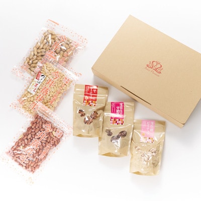 筑波山麓 落花生3種・豆菓子3種セット【配送不可地域:離島・沖縄】【1654391】茨城県12000菓子・スイーツその他 和菓子