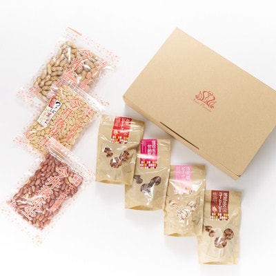 筑波山麓 落花生3種・豆菓子4種セット【配送不可地域:離島・沖縄】【1654393】茨城県14000菓子・スイーツその他 和菓子
