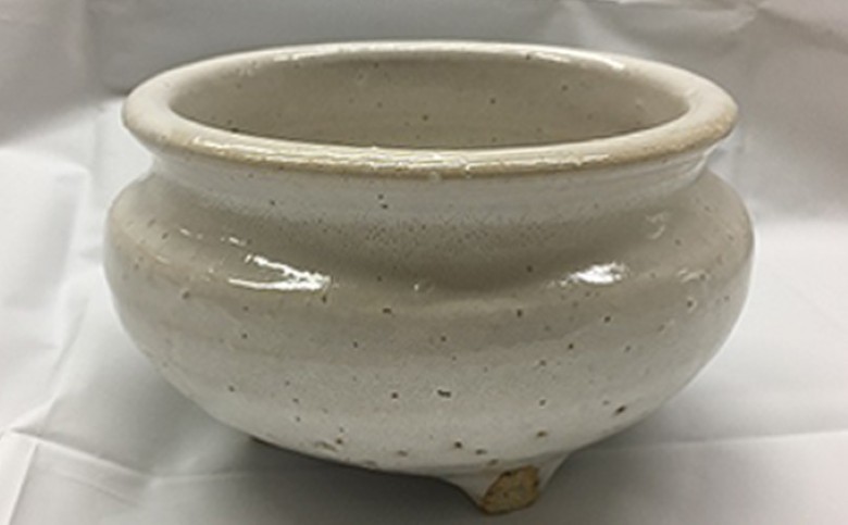 萩焼 8代佳炎作 白萩香炉 |hg000006山口県萩市22800衣類・装飾品・工芸品その他 装飾品・工芸品