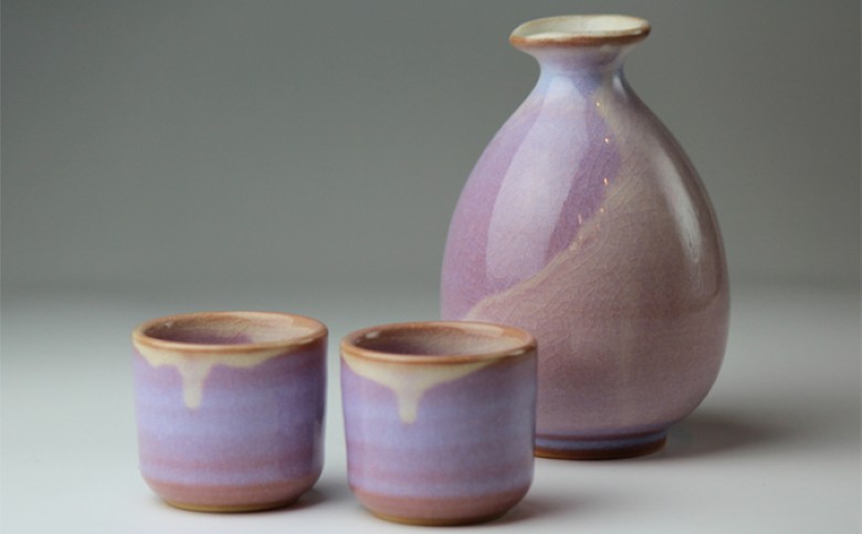 萩焼 萩むらさき お預け酒器 |hg000145山口県萩市20000衣類・装飾品・工芸品その他 装飾品・工芸品
