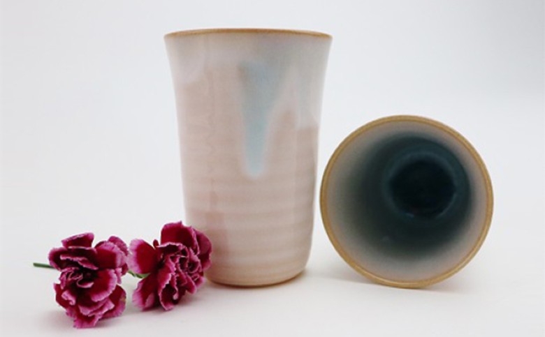 《萩焼》ソライロ ペアカップ |hg000174山口県萩市13700衣類・装飾品・工芸品その他 装飾品・工芸品