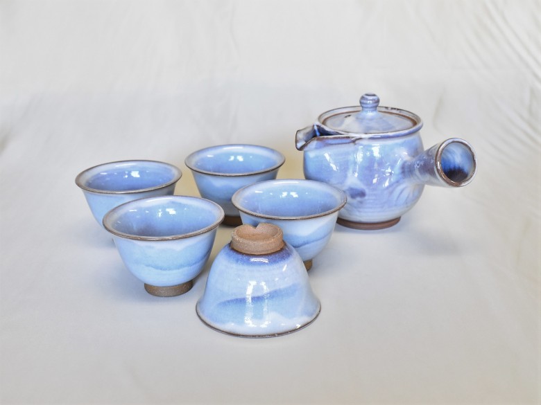 萩焼 姫萩むらさき番茶器 |hg000960山口県萩市125000衣類・装飾品・工芸品その他 装飾品・工芸品