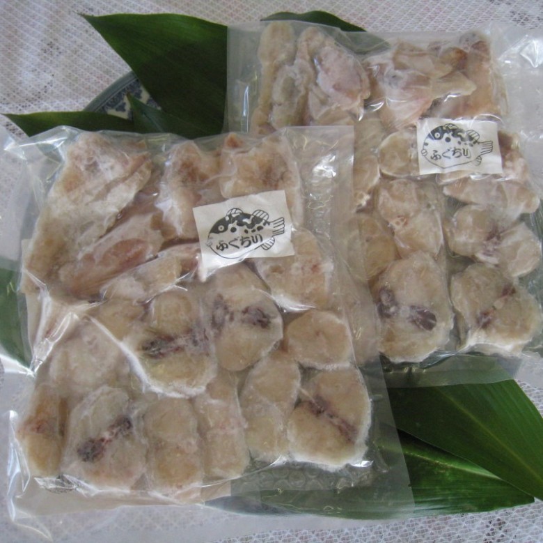 ふぐ ぶつ切 鍋 唐揚用 真ふぐ 約600g×2尾分 魚 |hg001048山口県萩市27300魚介・海産物その他 魚介・海産物