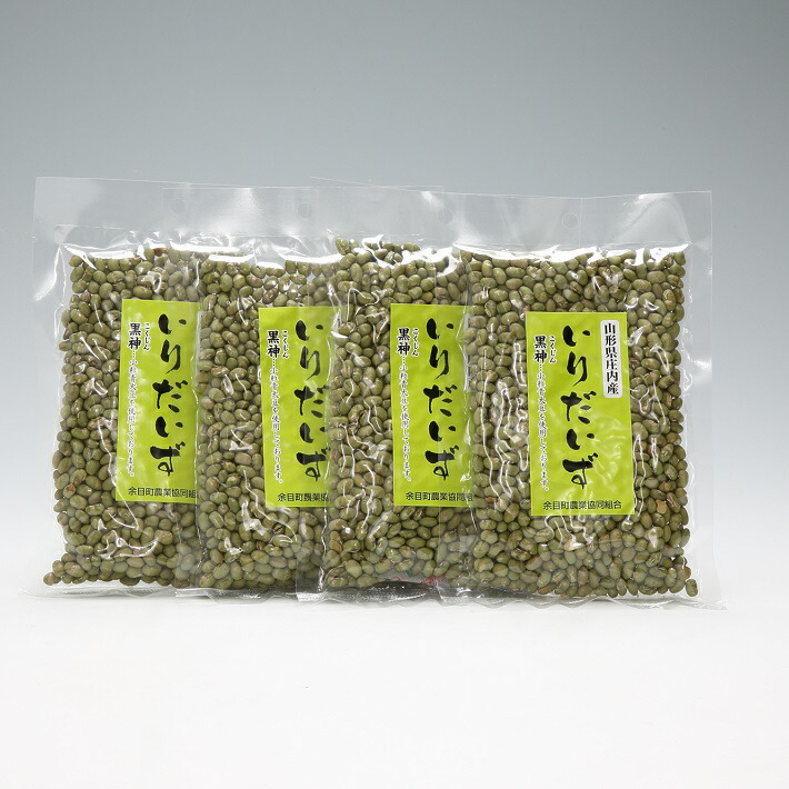 いりだいず(黒神)100g×4袋山形県庄内町6000野菜・きのこ