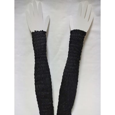 染ノ遊ビ・手染めアームカバー(黒)【1205362】群馬県桐生市15000衣類・装飾品・工芸品その他 装飾品・工芸品