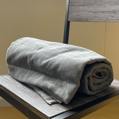 活生綿ハーフケット ライトグレー【1634288】和歌山県橋本市11000雑貨・日用品寝具・タオル