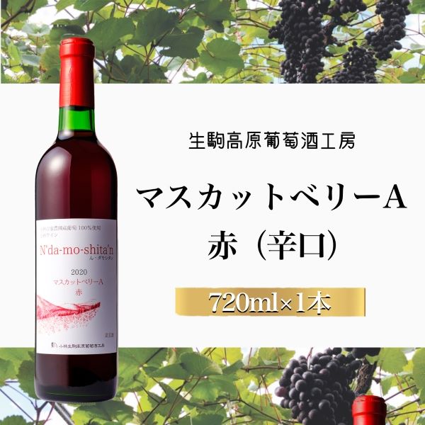 【高原のフレッシュワイン】マスカットベリーA(赤・辛口)宮崎県小林市9000酒・アルコールワイン