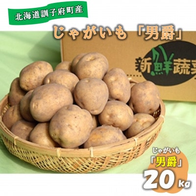 佐藤農場のじゃがいも「男爵」20kg【配送不可地域:離島・沖縄】【1097715】北海道訓子府町15000野菜・きのこじゃがいも・イモ類