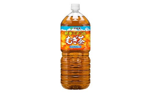 131-22000【定期便6か月】健康ミネラル むぎ茶 2L × 6本 6回 お届け カフェインゼロ 防災備蓄 茶 ペットボトル 飲料 伊藤園静岡県牧之原市40000お茶・飲料
