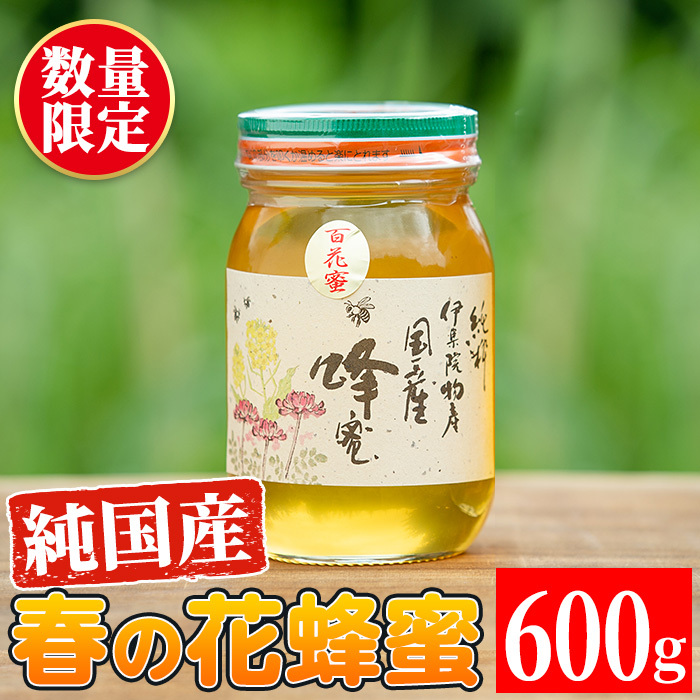 No.444 鹿児島春の花の蜂蜜 国産百花蜜(600g)【伊集院物産】鹿児島県日置市13000調味料・油その他 調味料・油